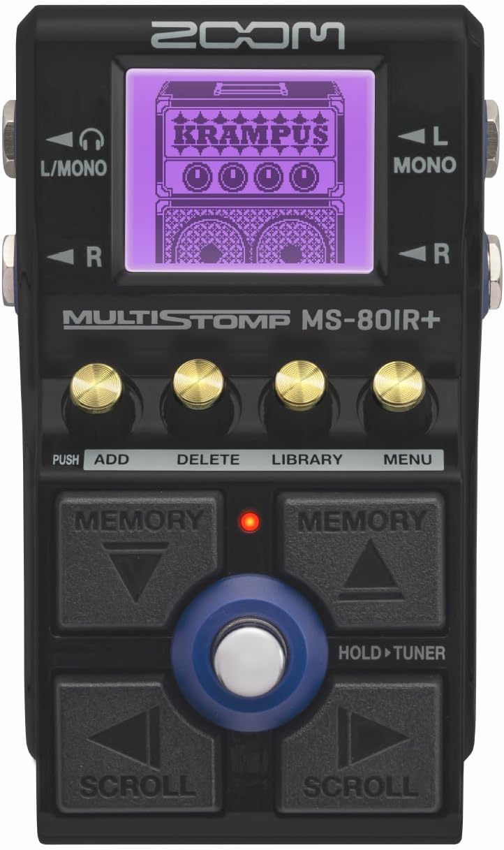 Zoom MS-80IR+ MultiStomp Guitar Effects Pedal Amp Modelling