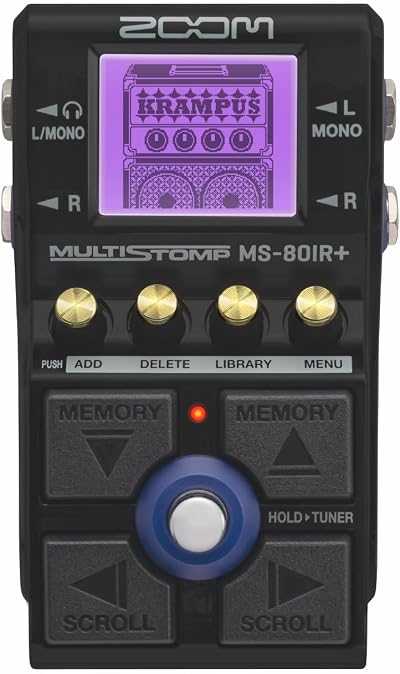 Zoom MS-80IR+ MultiStomp Guitar Effects Pedal Amp Modelling