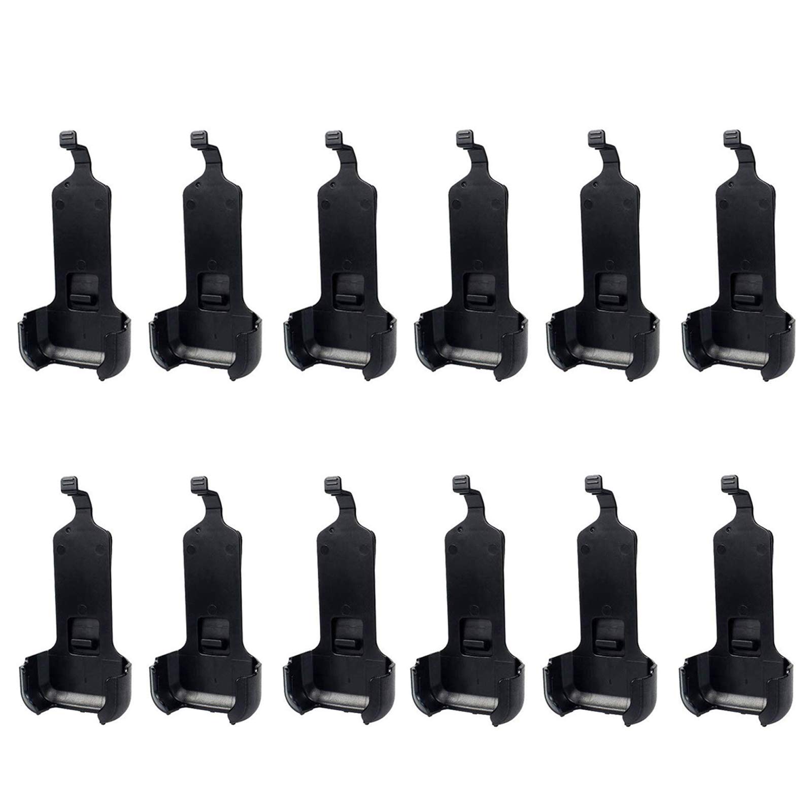 Photo 1 of 12 pcs Original Walkie Talkie Belt Clip Compatible with Two Way Radio LUITON LT-316 WLN KD-C1 Retevis RT22 Zastone X6 NKTECH NK-U1 Zeadio ZS-B1 TIDRADIO TD-M8 RADTEL RT-10 RADIODDITY R1