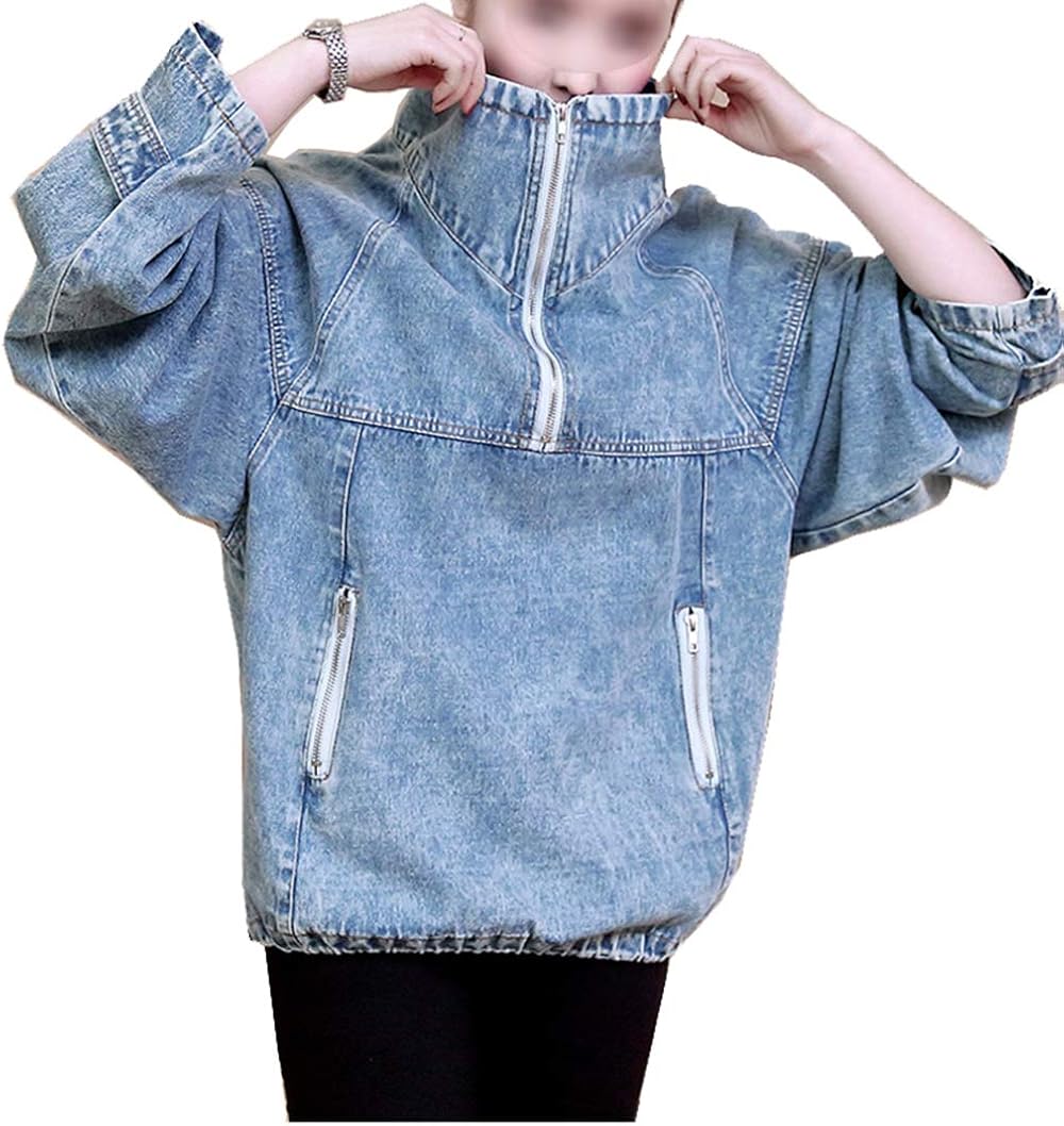 denim pullover women's