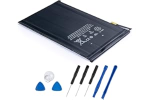 REYTRIC Replacement Battery Compatible iPad Mini 1 1st Generation iPad Mini A1432 A1454 A1455 A1445 with Installation Tools 3.72V 4440mAh 16.5Whr