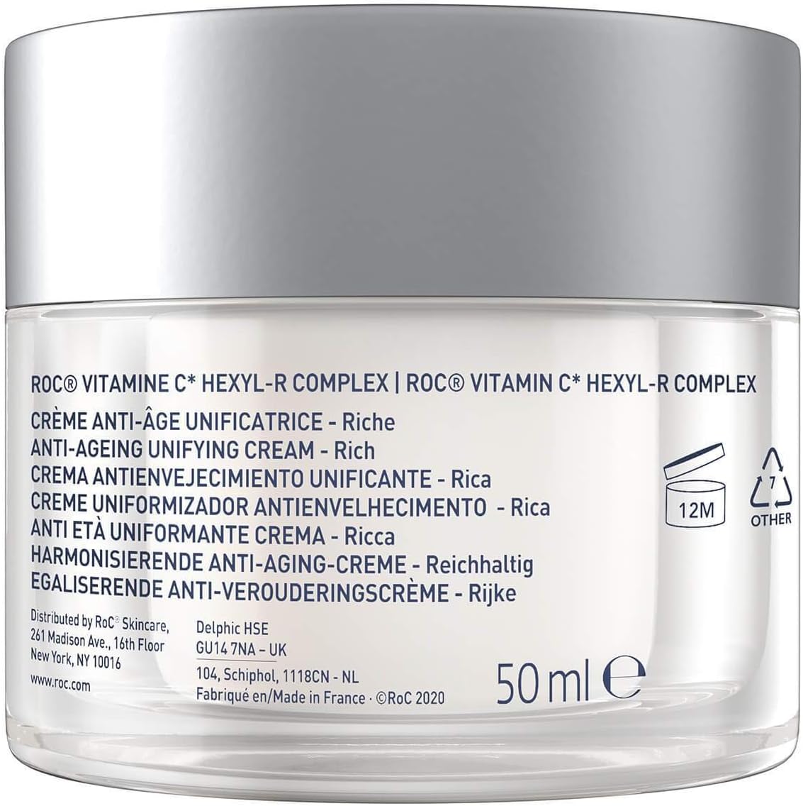 RoC Multi Correxion Revive + Glow - Anti-Ageing Unifying Cream Rich, Bianco, 50 ml (Pack of 1) - Image 3