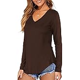 DittyandVibe Women's Long Sleeve Tunic Tops Casual Cold Shoulder Blouse Shirts