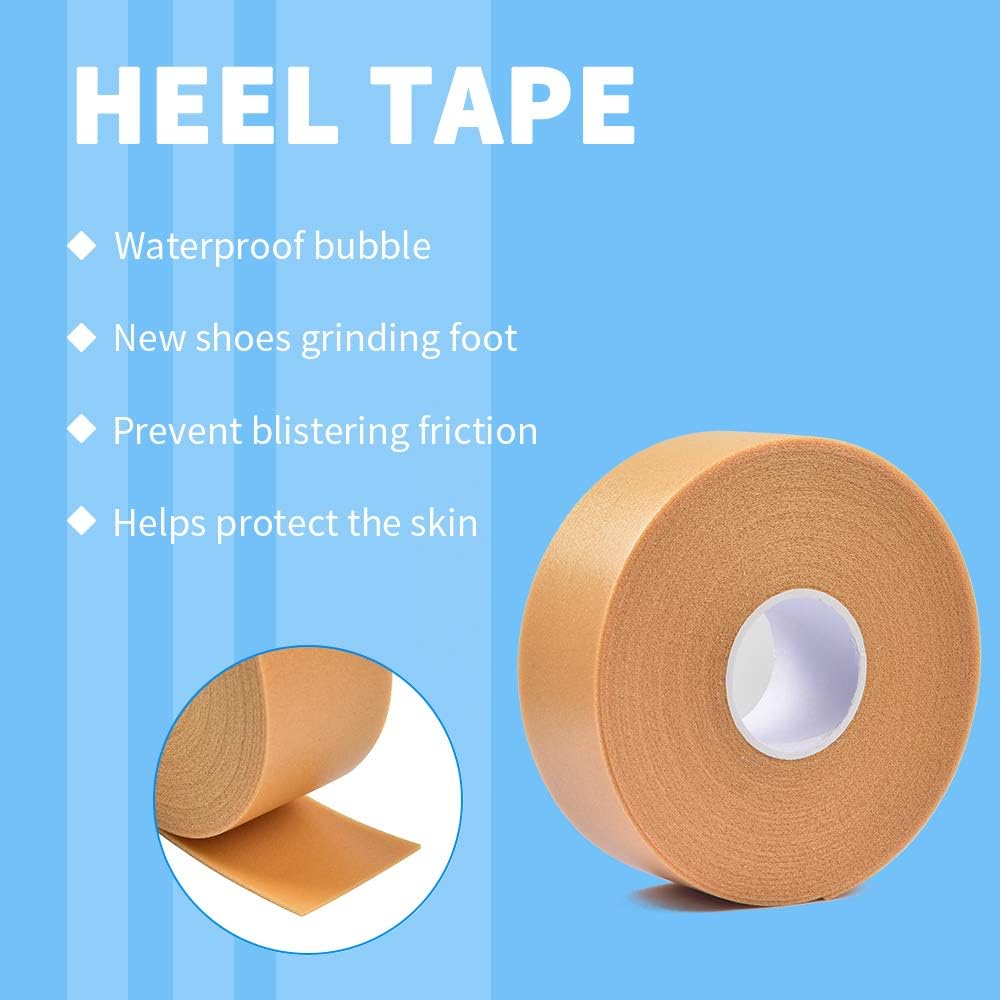 Blister Tape for Heels, IKOCO Sticker for Blister Waterproof Blister Roll, Anti-Slip Moleskin Tape Foot Care Sticker to Prevent Toe Blister and Chafing: Health & Personal Care