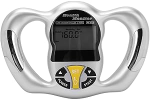 LUQEEG Handheld Body Fat Loss Monitor Digital Body Fat Analyzer BMI Meter Body Fat Measurement Device for , Fitness Monitoring, Health