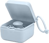 BIBS Pacifier Box with Elastic Sterilizer Box BPA Free Baby Blue view 3