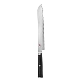 Miyabi Kaizen Bread Knife, Medium, Black with Red