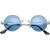 Classic Circle Glasses Retro Round Polarized Sunglasses Hippie Style Small Rounded Sun Shades