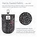 MONOJOY Key Fob Signal Blocking Faraday Bag RFID Key Fob Protector Key Fob Guard Bag Shielding Pouch Faraday Cage Keys for Car Key Fob Keyless Entry Remote (Tweed Signal Blocking Bag)