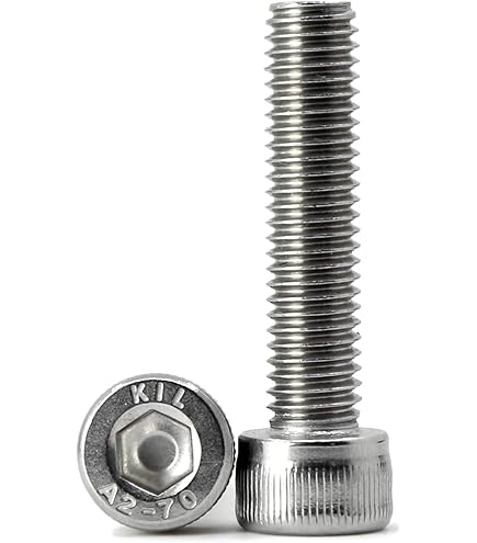 Lot De 25 Vis Inox 304 – Tête Bombée Hexagonale Creuse – 5/16-18 X 1/2 Pouce