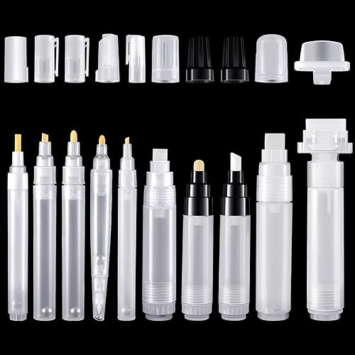 Acrylic Refillable Art Pens 10 Pieces Refillable Paint Marker