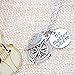 O.RIYA Mother & Daughter No Matter Where Compass Necklaces Set heart, mother daughter necklace set for 2 Half Broken Heart Necklace,Two Piece Double Necklace Set