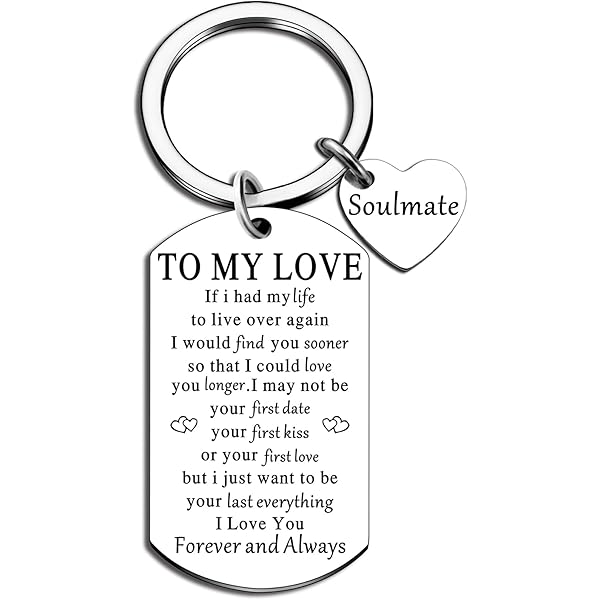 To My Love Keychain Gift For Husband Wife Anniversary Valentines Keyring Him Her - Foto 3