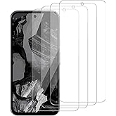 iCsapr [4 Pack Glass Screen Protector Compatible for Google Pixel 8a [9H Hardness]-HD Screen Tempered Glass, Scratch Resistant, Easy Install [Case Friendly] [Bubble Free]