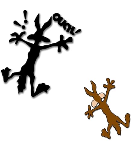 Adesivo Auto Cartoon Wile E. Coyote ACME - Decalcomania Vinile 13x8.8 Cm - Foto 8