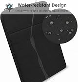 ProElife 13-Inch Laptop Sleeve Case for MacBook Air 13.6in & Neo 13in Black view 4