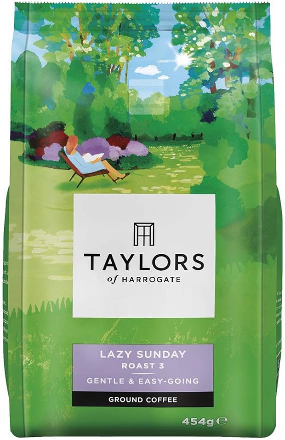 Taylors of Harrogate Lazy Sunday Ground Coffee, 454 g, Pack of 3
