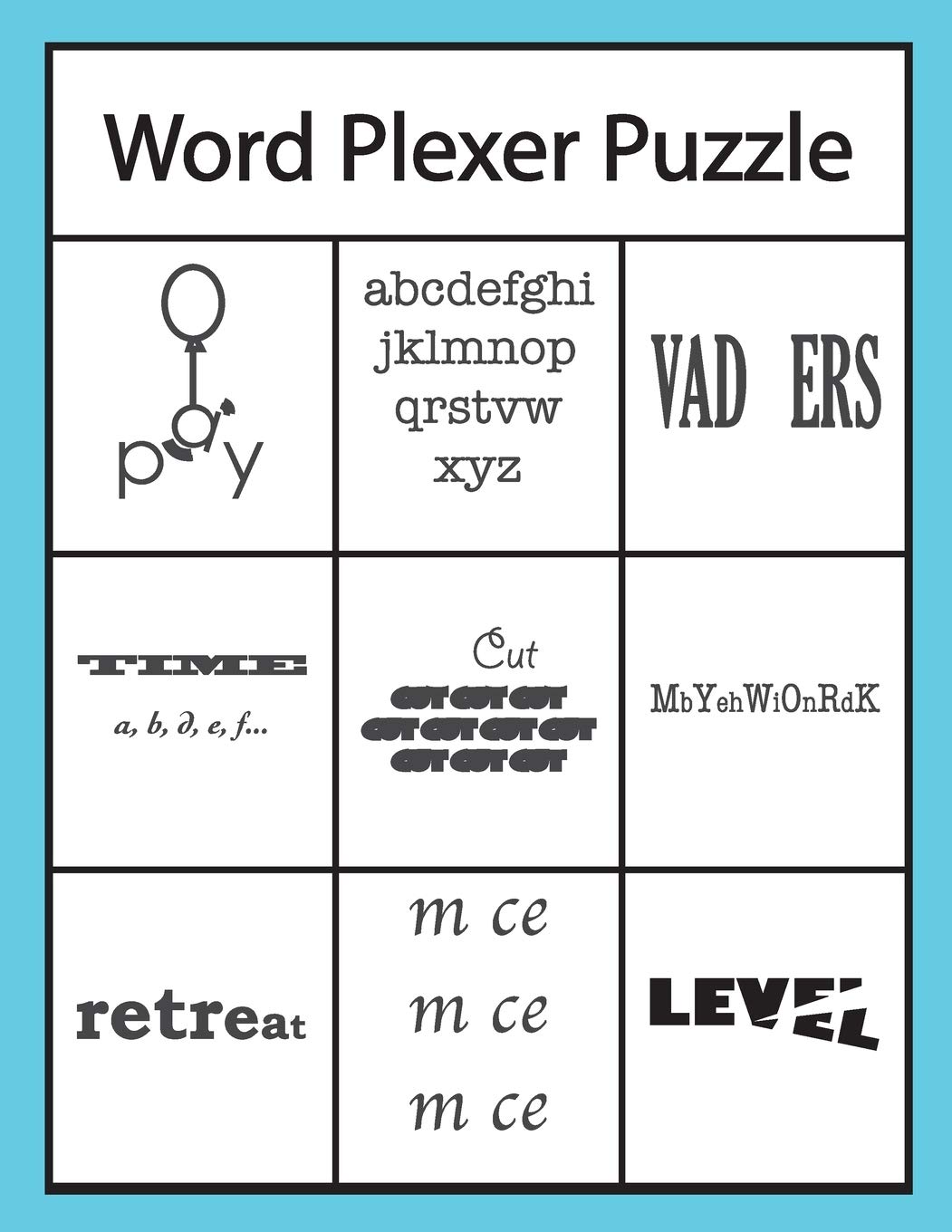 Easy Rebus Puzzles Printable