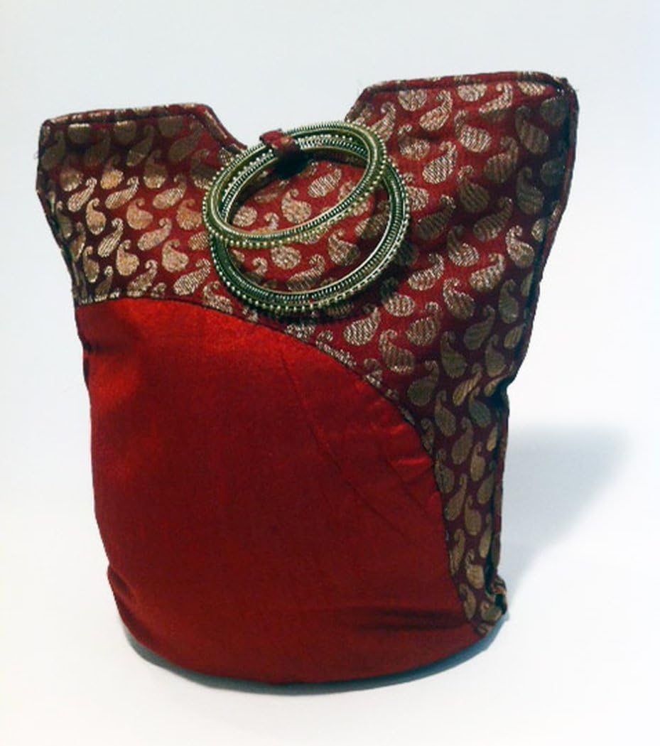 Bollywood Designer Indian Bag with Bangle Handles for Women