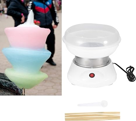 Amazon Co Jp 𝐇𝐚𝐩𝐩𝒚 𝐍𝐞𝒘 𝐘𝐞𝐚𝐫 𝐆𝐢𝐟𝐭 わたあめ機 家庭用diy電気わたあめ メーカーポータブルわたあめ機白 白い ホーム キッチン