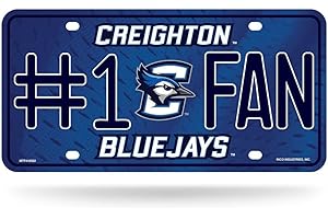 NCAA #1 Fan Metal Tag License Plate