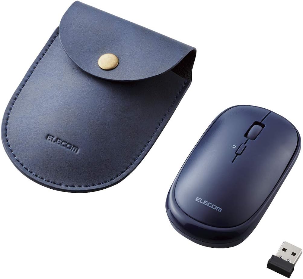 ELECOM Wireless Mouse 2.4GHz Slim Model & Silent Click 4 button with ...