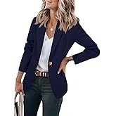 Womens Casual Blazers Business Long Sleeve Jackets Lightweight Blazer Spring Summer Cardigan Work Office Suit