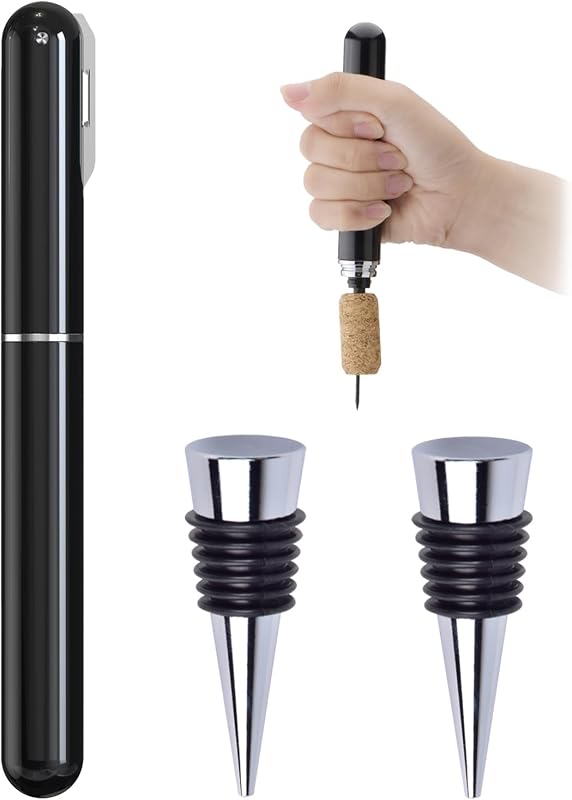 3 PCS Druckluft Korkenzieher Set, Tragbar Manueller Korkenziehers — Foto 1 von 7