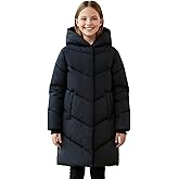 solomate Girls Long Winter Coats - 8-14Y Girls' Outerwear Long Puffer Fleece Lined Jackets & Coats for Kids
