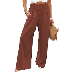 JIOEEH Hiking Pants Women Leg Palazzo Pants for