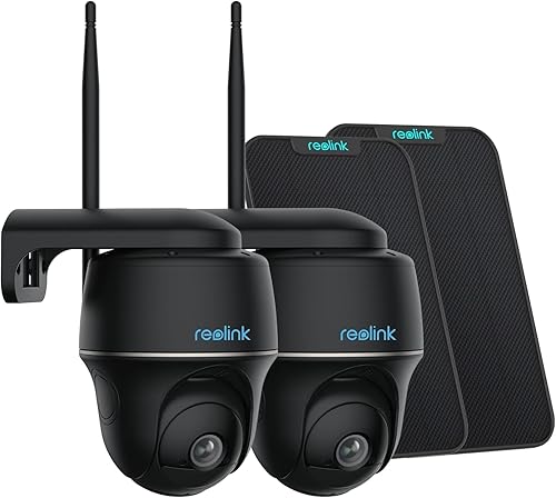 REOLINK 5MP Security Camera System Wireless Outdoor, Pan Tilt