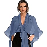 Eychei Chiffon Scarf,Soft Breathable Chiffon Shawls and Wraps,Silky Women's Hijab for Evening Dresses Wedding Bridal Scarves