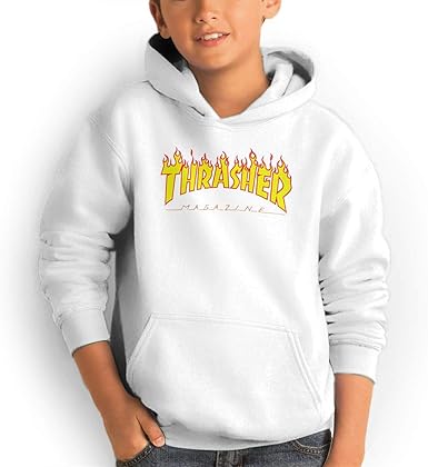 thrasher hoodie youth large