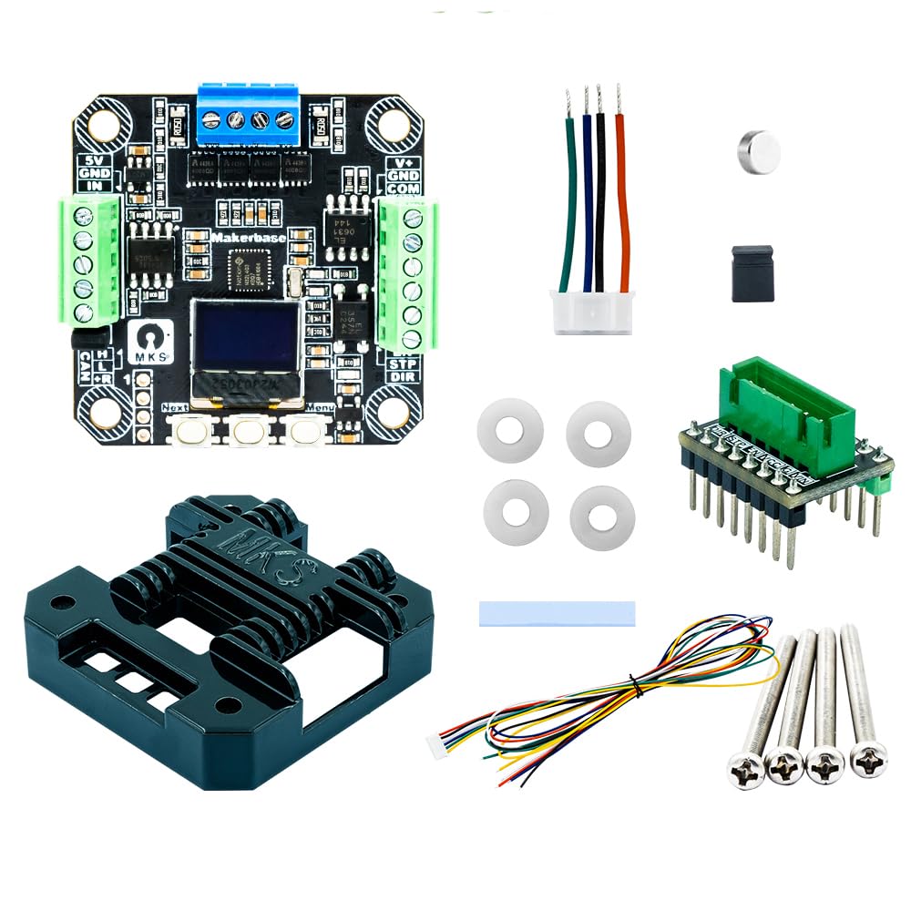 Photo 1 of Nema 17 Servo Driver Controller MKS SERVO42D Closed Loop Stepper Motor Drive CAN Converter 256 microstep for 3D Printer CNC Engraving Machines, Writing Machine