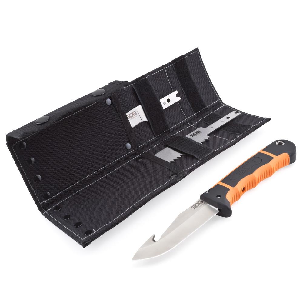 SOG Exchange Fixed Blade HT201NCP Fillet Knife, Clip