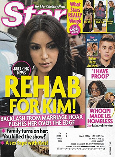 Star Magazine - November 21, 2011 - Kim Kardashian l Justin Bieber l Whoopi Goldberg