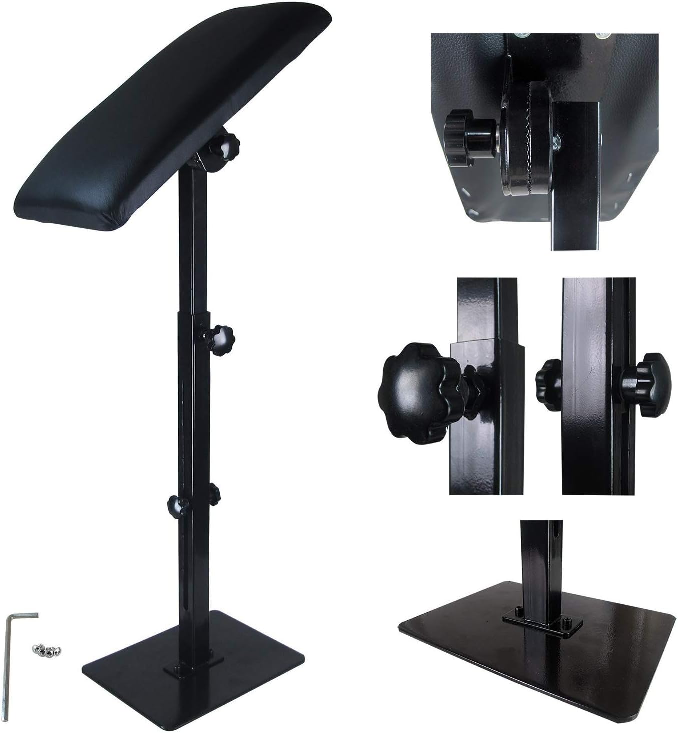 ANDNICE Heavy Duty Iron Tattoo Arm Rest Leg Rest Full Adjustable