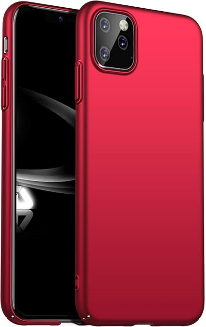 Amazon Co Jp Yuyib Iphone11 Pro ケース 耐衝撃 薄型 コンパクト Pc素材 マット加工 指紋防止 カメラ保護 ハード ケース アイフォン11 Pro カバー スマホケース Iphone 11 Pro 5 8 レッド 家電 カメラ