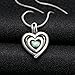 MYAROMA FINDINGS Heart Locket with Green Freshwater Pearl Pendant Necklace