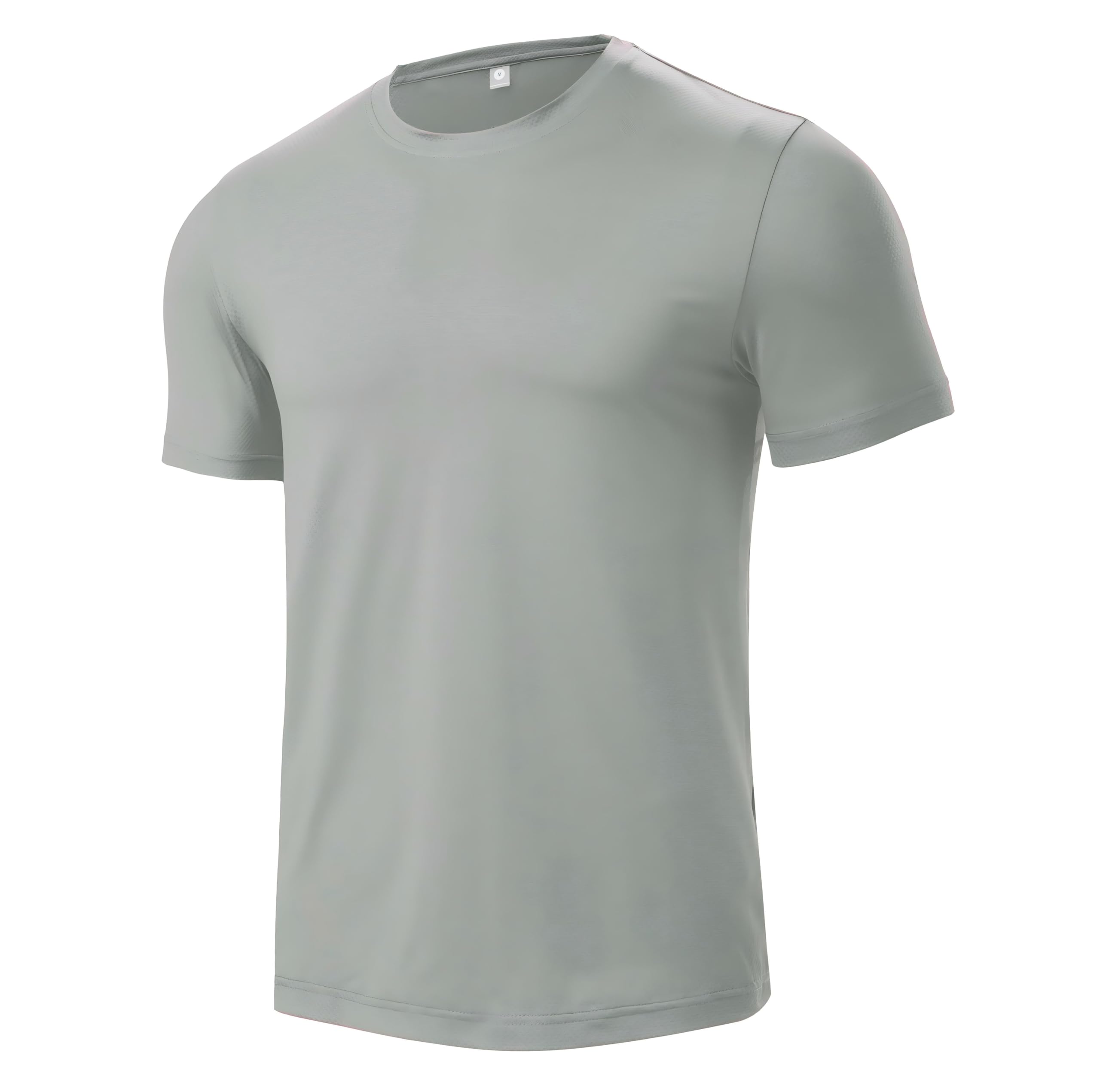Men’s Grey Short Sleeve Quick Dry Moisture