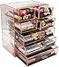 Sorbus Acrylic Makeup Organizer - Organization and Storage Case for Cosmetics Make Up & Jewelry - Big Clear Makeup Organizer for Vanity, Bathroom, College Dorm, Closet, Desk (3 Large, 4 Small Drawers)