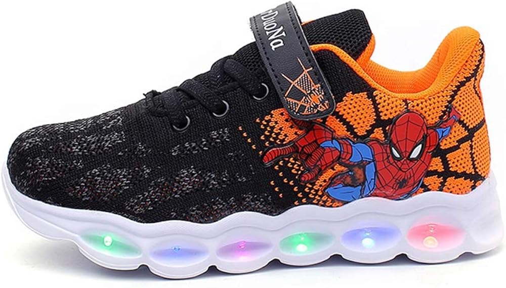 spiderman light up shoes