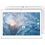 2019 Upgrade, YUNTAB 10.1 inch Android Tablet Smartphone, Unlocked 3G Supported, with Dual SIM Card Slots, 2GB RAM 16GB ROM, Quad Core CPU, IPS Touch Screen(White)