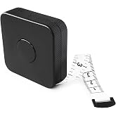 Perfect Measuring Tape - Extra Long (120 inch) Tailor's Flexible Measuring Tape. Retracting, Double Sided Tape - Inches to 120 and Metric to 3m (Model SR18) Black