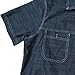 G.H. Bass & Co. Men’s Short Sleeve Woven Shirt, (XX-Large, Dark Blue)
