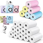 18 Rolls Kids Camera Paper Roll Refill Compatible with Most Instant Print Cameras for Kids BPA Free (2.24"x0.98" )