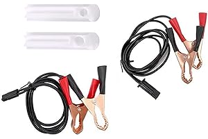 HAOBO Fuel Injector Cleaner Kit, Universal Fuel Injector Flush Cleaner Adapter DIY Cleaning Tool Kit with Test Lead, Car Accessories for 12-24V Auto Car Diesel Gas Fuel Injector