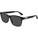 Gucci Men's Sunglasses, Black-black-grey, 57