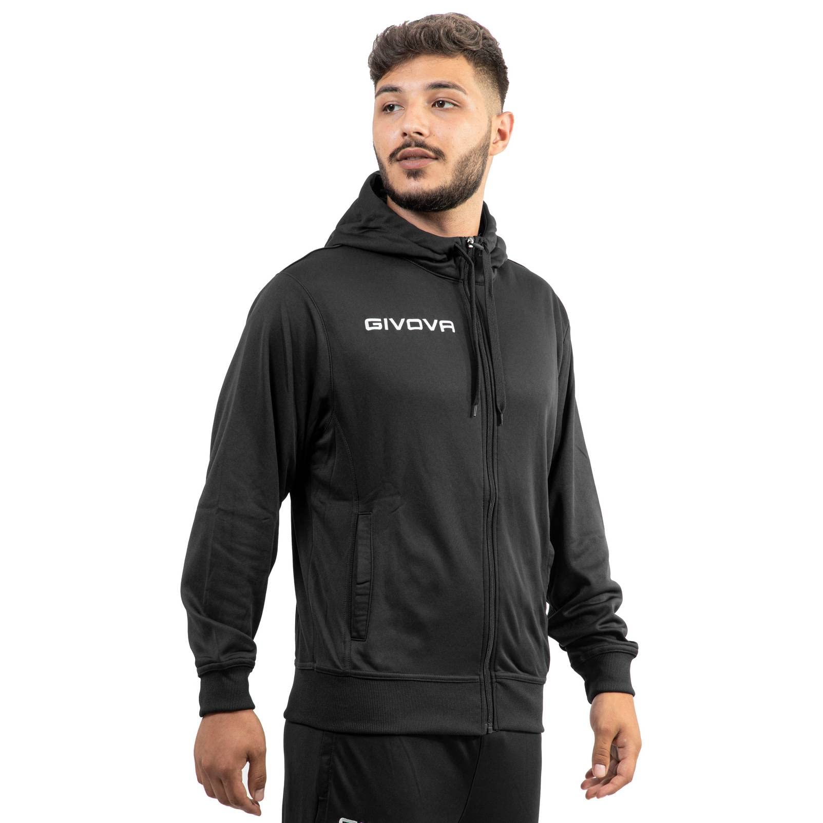 Givova Men's Ma024-0010-xl Sweatshirt, Black, XL