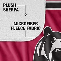 Lenoir-Rhyne University Primary Logo Stripes Sherpa